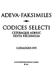 CODICES SELECTI-Katalog