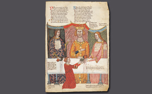 Das Lobgedicht auf Robert von Anjou – Leder-Ausgabe
