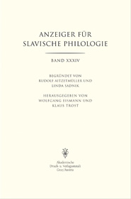 Anzeiger für slawische Philologie
