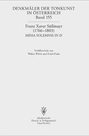 DT� 155: Franz Xaver S��mayr (1766�1803): Missa Solemnis in D