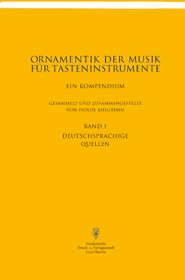 Die Ornamentik der Musik f�r Tasteninstrumente.