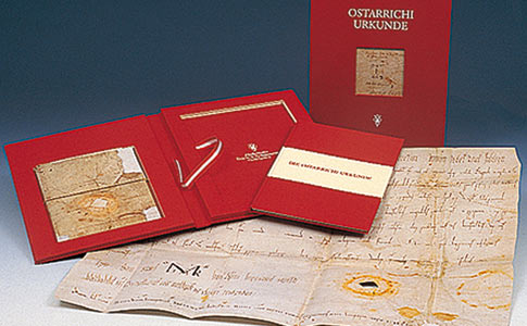 Die Ostarrichi-Urkunde – Luxus-Ausgabe